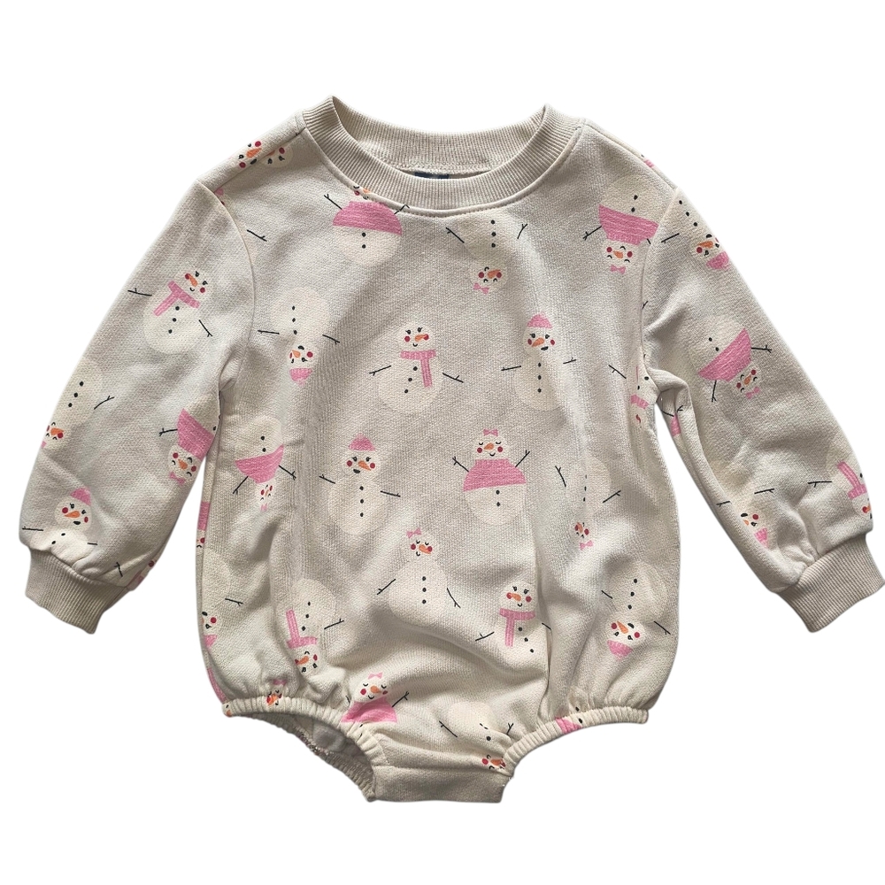 Old Navy Sweater Snowman Onesie